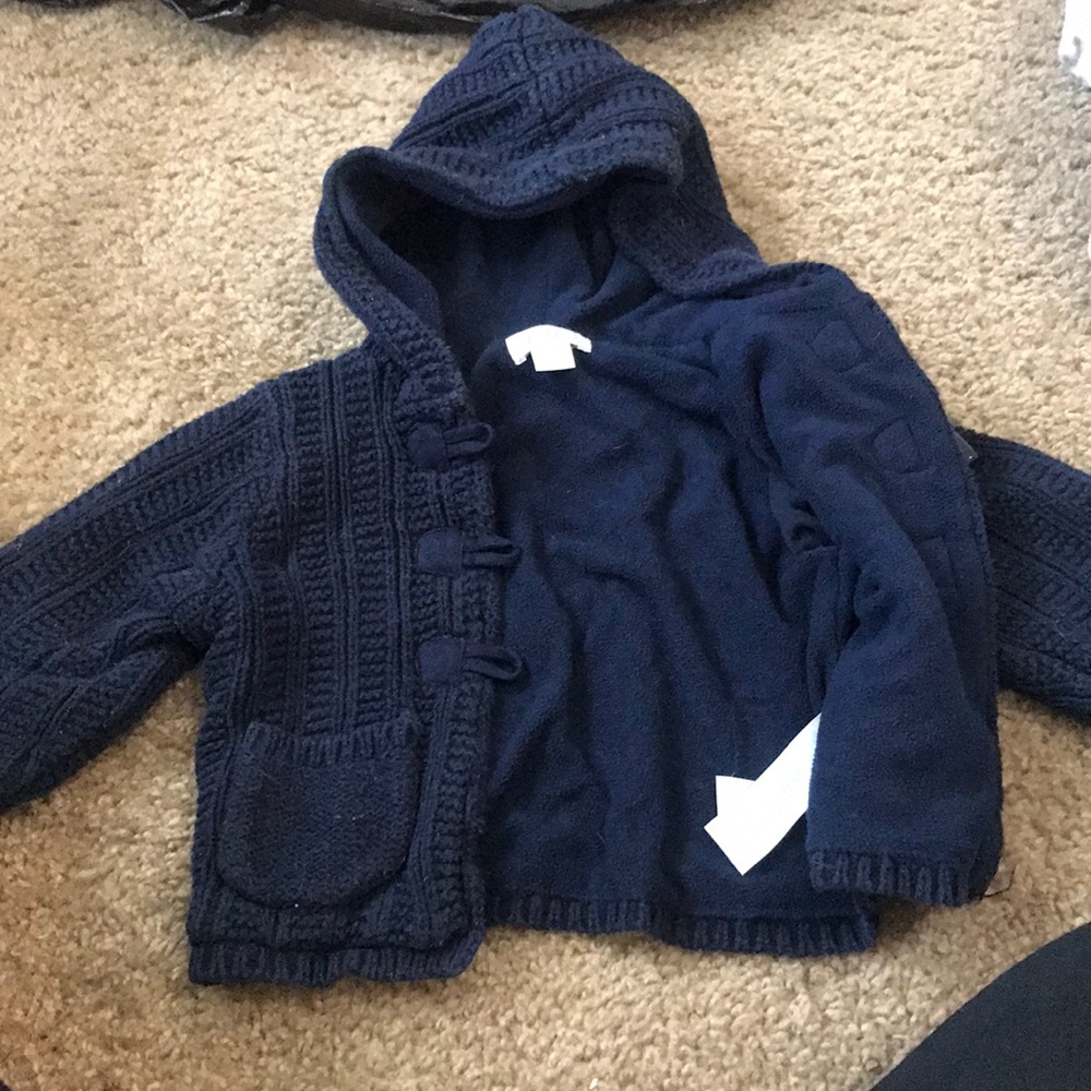 Heavy knit jacket